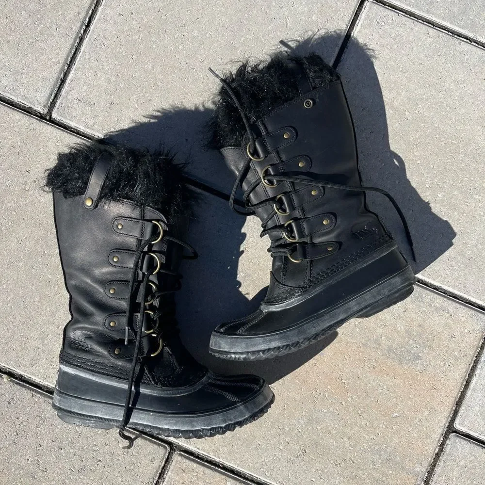 Sorel Joan of Arc Premium Black Boot | Women’s Size 7